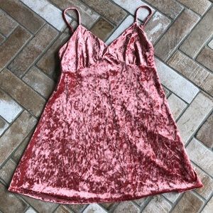 Urban outfitters velvet dress